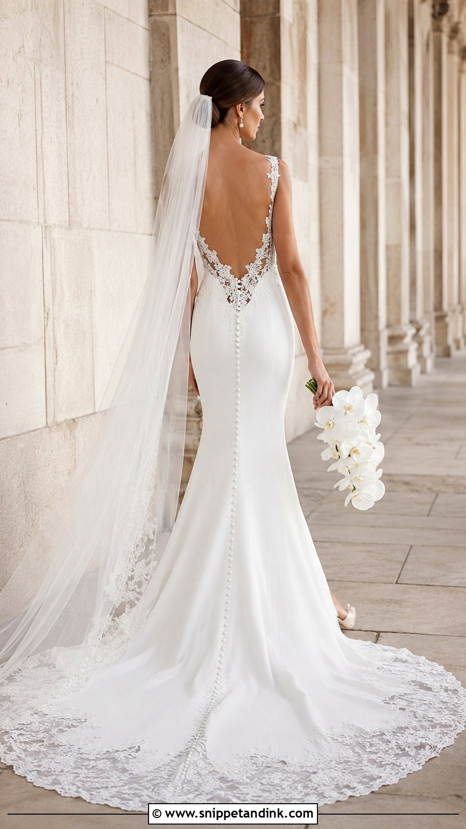 Enzoani Open Back Wedding Dress - Snippet and Ink - 20 Enzoani Wedding Dress Ideas