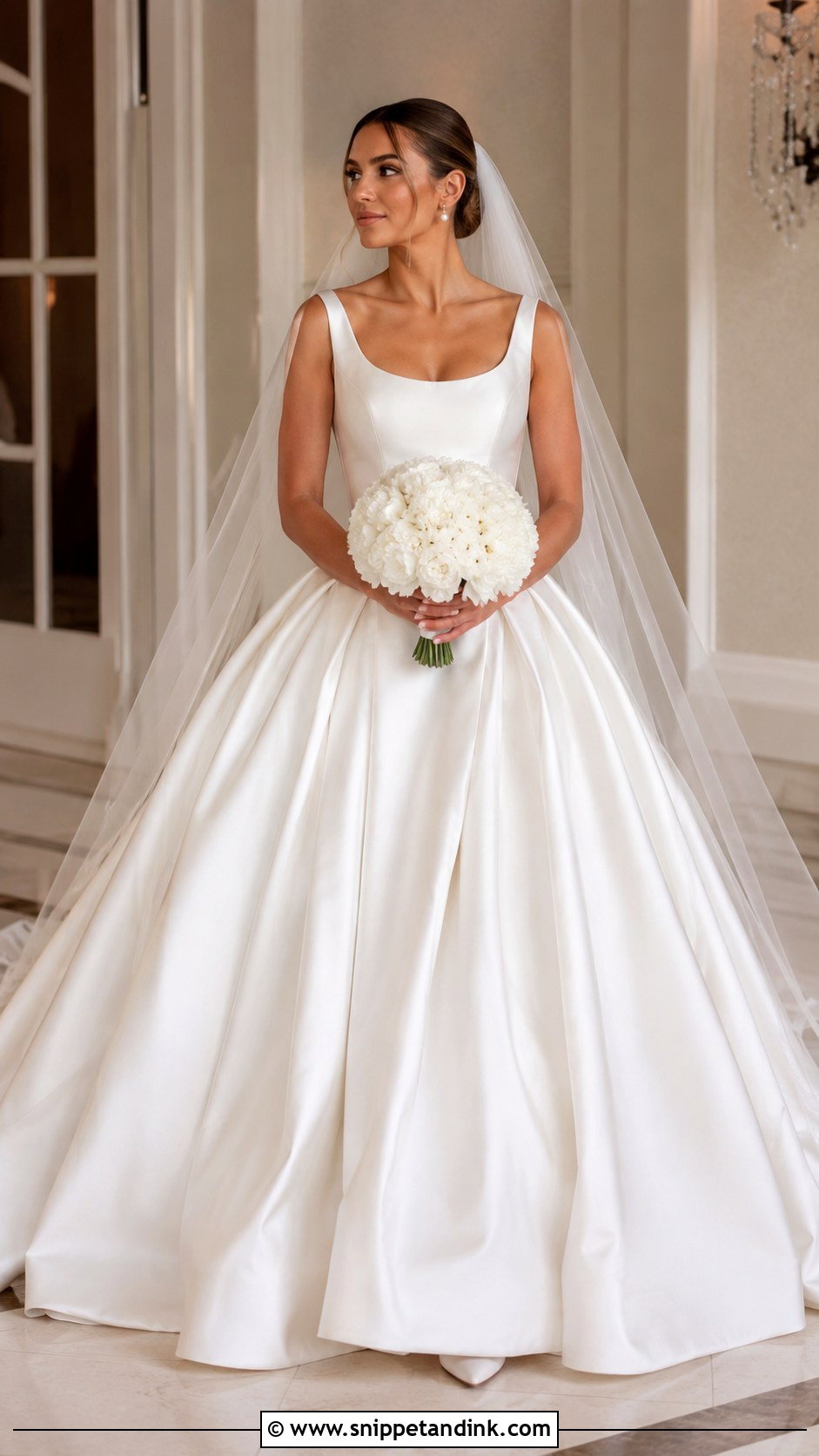 Enzoani Satin Ball Gown Wedding Dress - Snippet and Ink - 20 Enzoani Wedding Dress Ideas