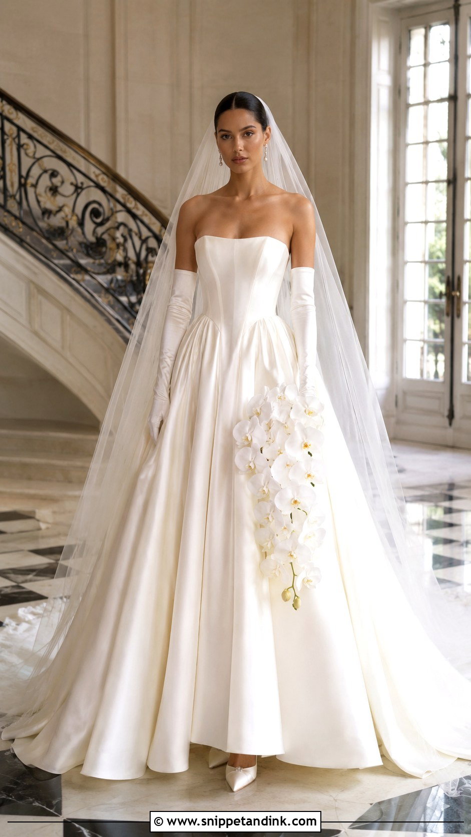 Enzoani Strapless Wedding Dress With Basque Waist - Snippet and Ink - 20 Enzoani Wedding Dress Ideas