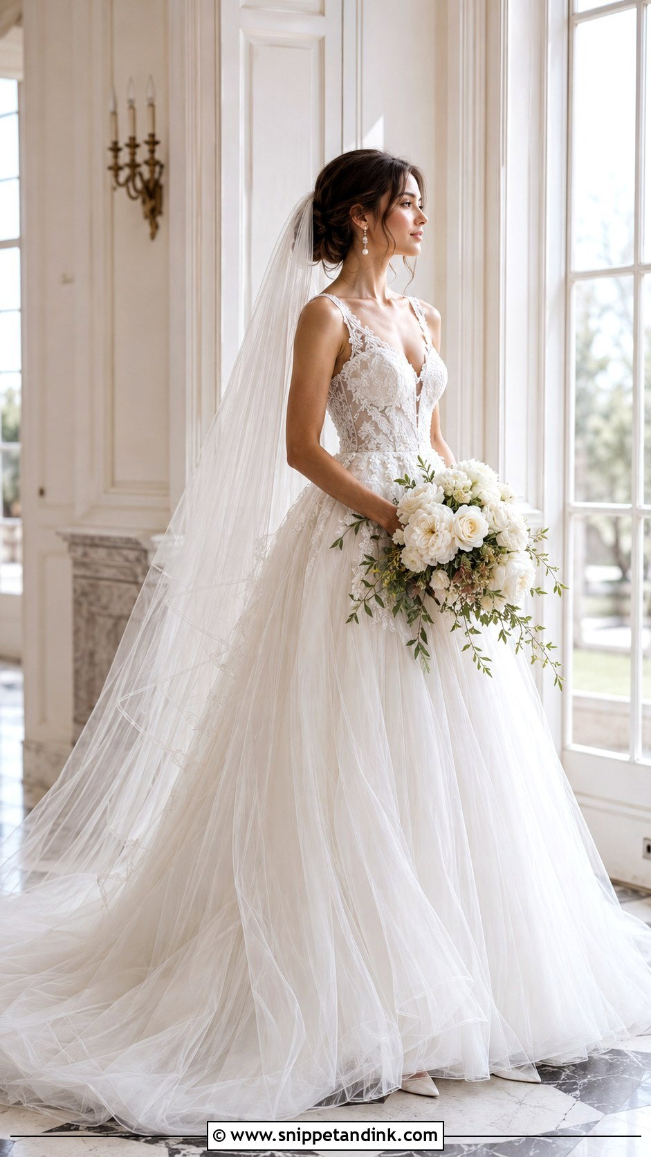 Enzoani Tulle Ball Gown Wedding Dress - Snippet and Ink - 20 Enzoani Wedding Dress Ideas