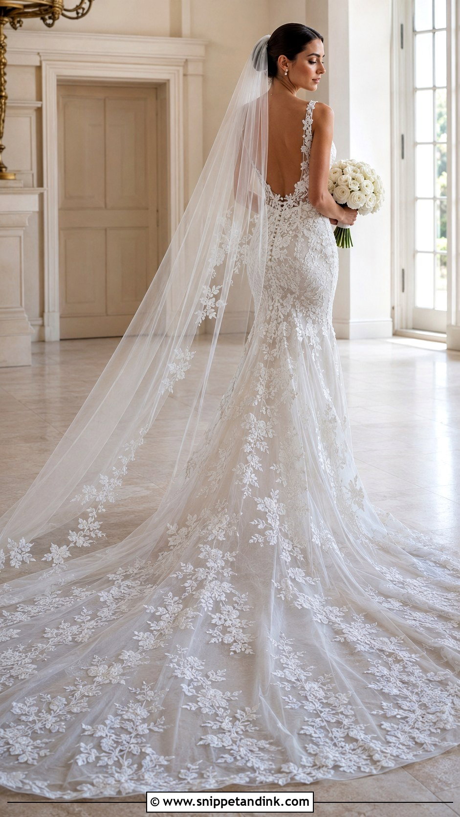 Enzoani Wedding Dress With Illusion Train - Snippet and Ink - 20 Enzoani Wedding Dress Ideas