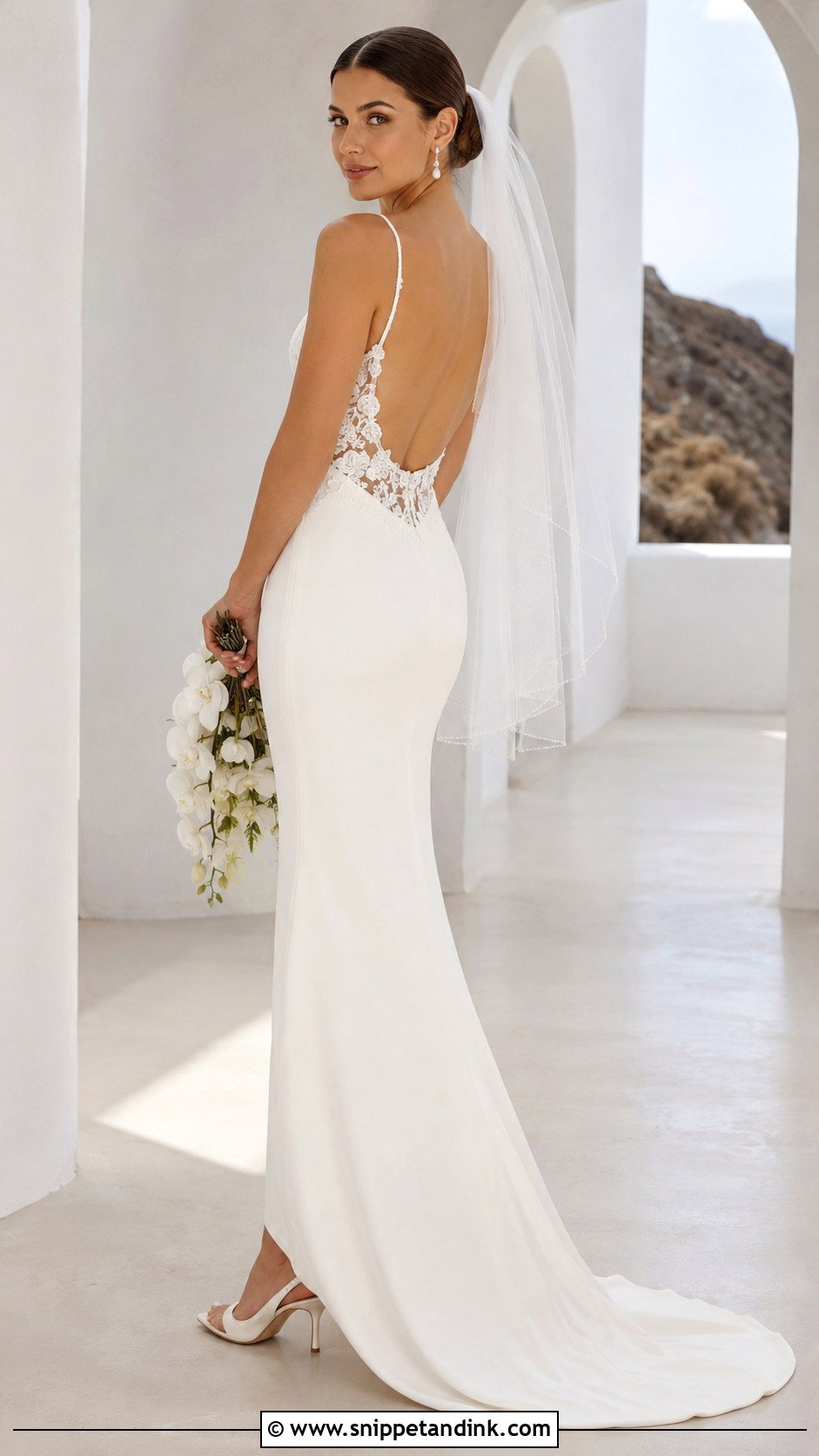 Essense Of Australia Backless Sheath Wedding Dress - Snippet and Ink - 20 Essense of Australia Wedding Dress Ideas