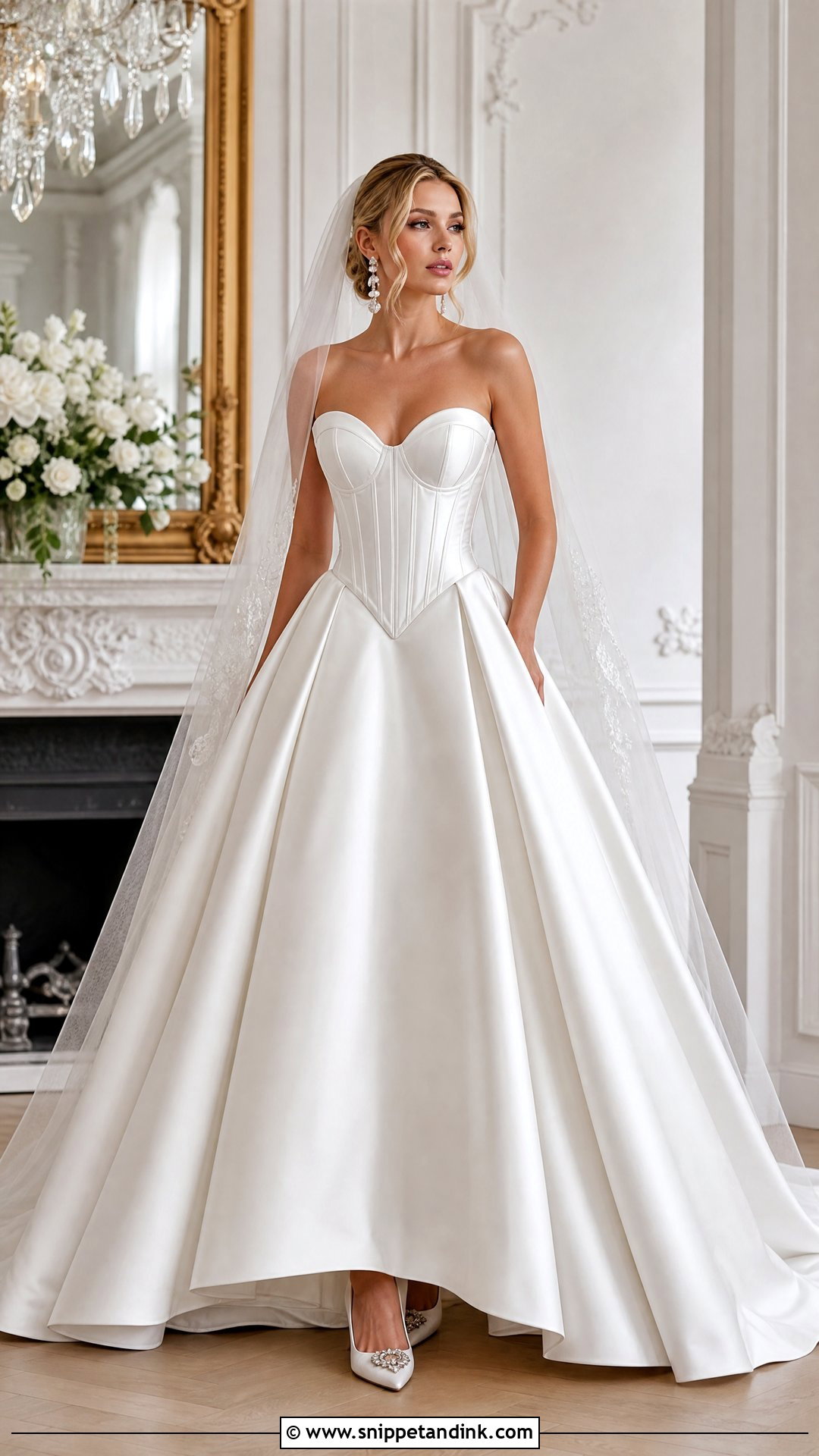 Essense Of Australia Basque Waist Wedding Dress - Snippet and Ink - 25 Essence of Australia Wedding Dress Ideas