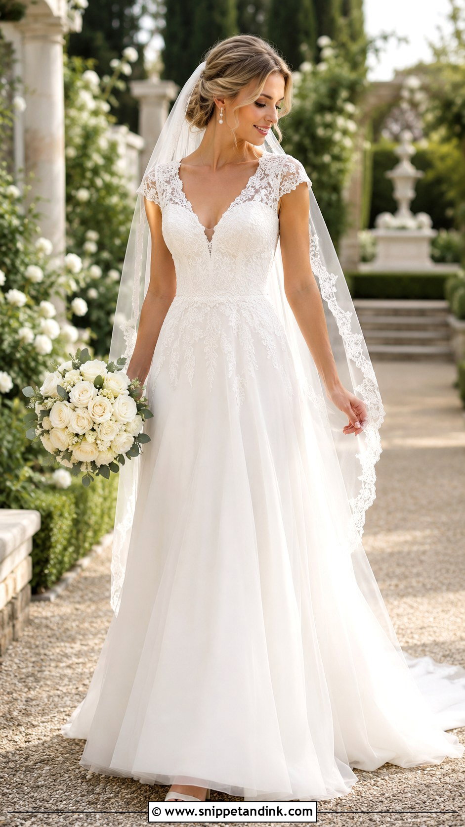 Essense Of Australia Cap Sleeve Wedding Dress - Snippet and Ink - 20 Essense of Australia Wedding Dress Ideas