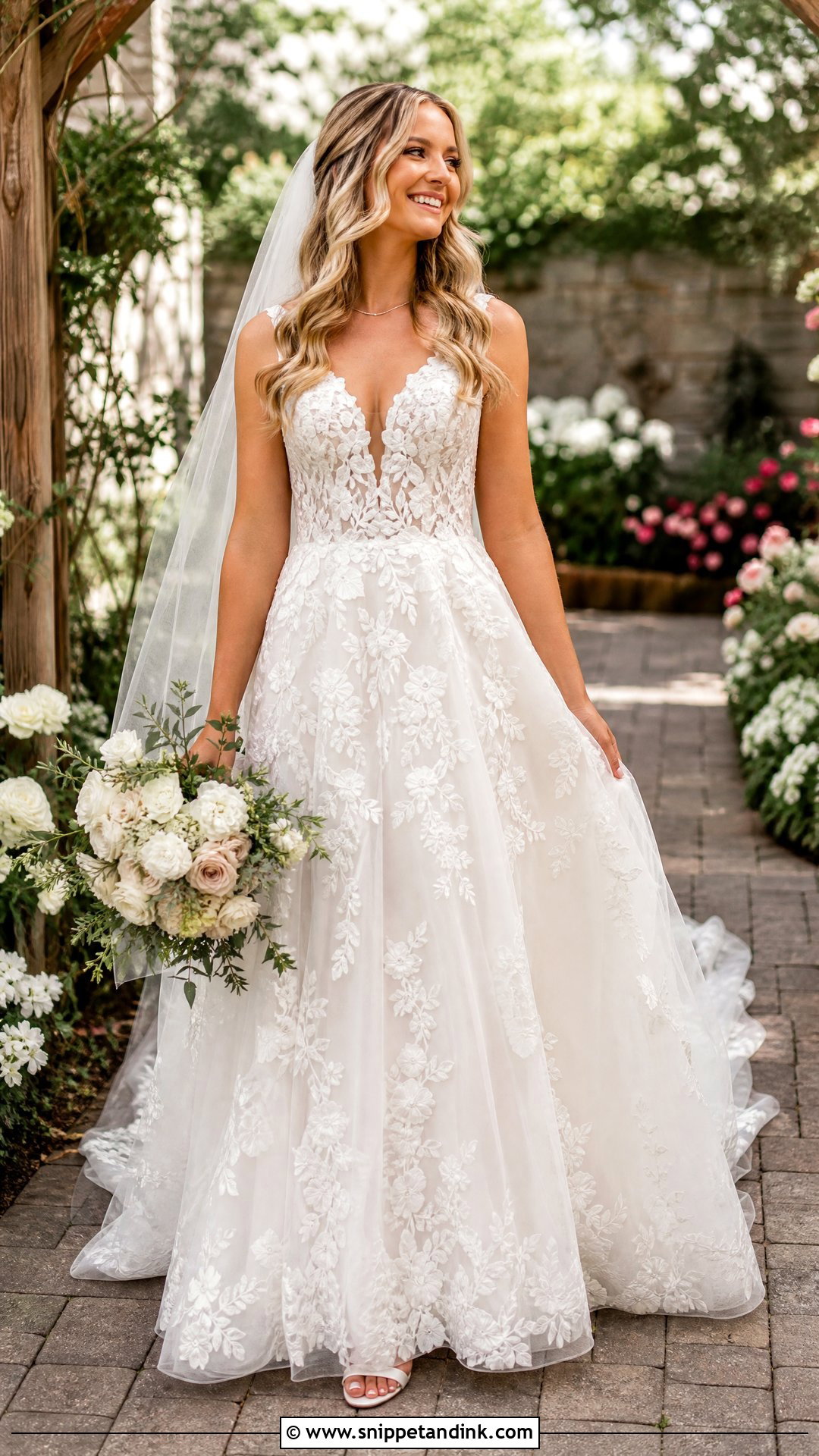 Essense Of Australia Floral Lace Wedding Dress - Snippet and Ink - 25 Essence of Australia Wedding Dress Ideas