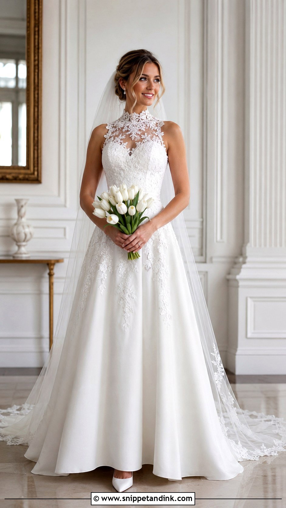 Essense Of Australia High Neck Wedding Dress - Snippet and Ink - 20 Essense of Australia Wedding Dress Ideas