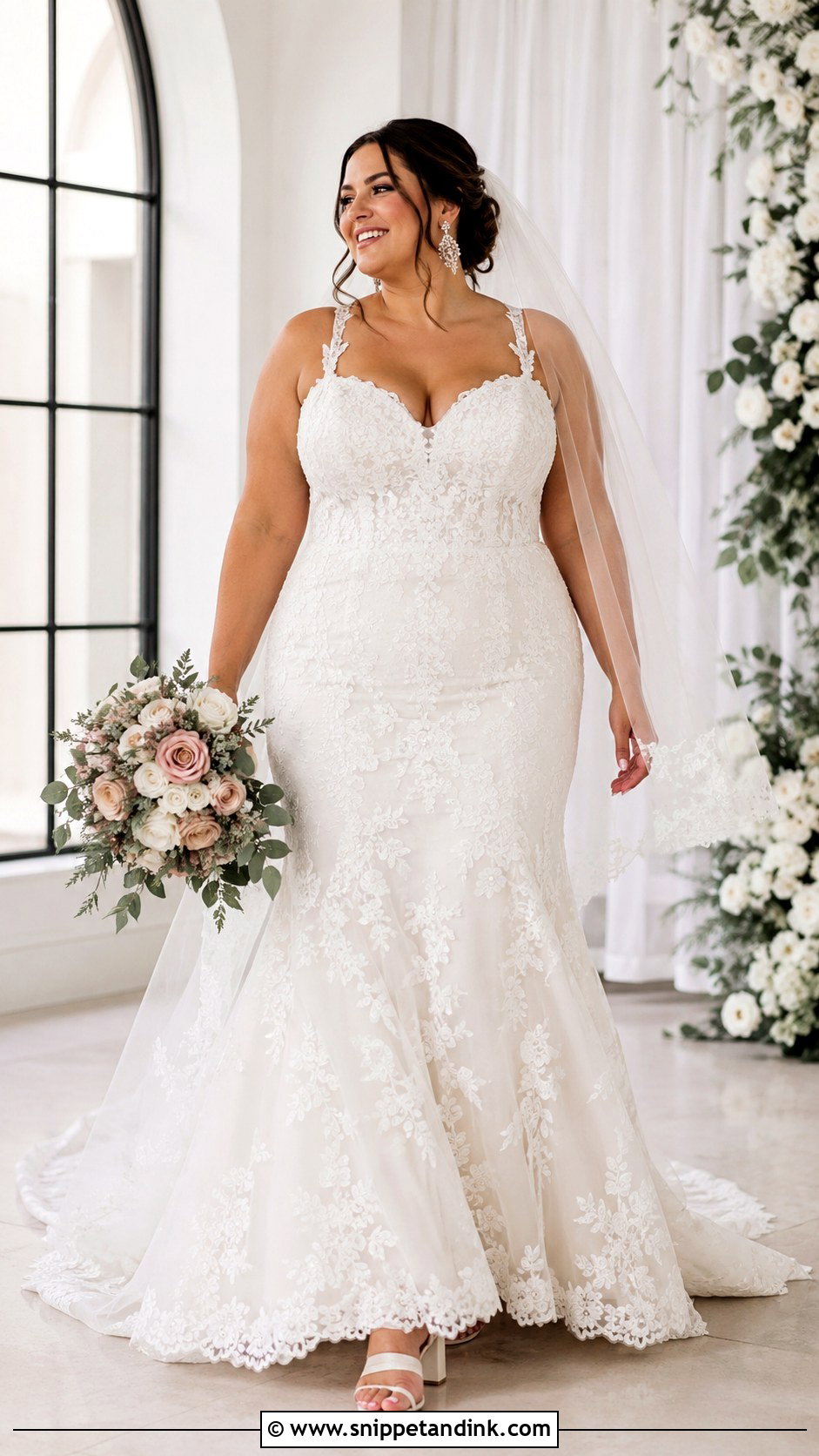Essense Of Australia Plus Size Fit And Flare Wedding Dress - Snippet and Ink - 20 Essense of Australia Wedding Dress Ideas