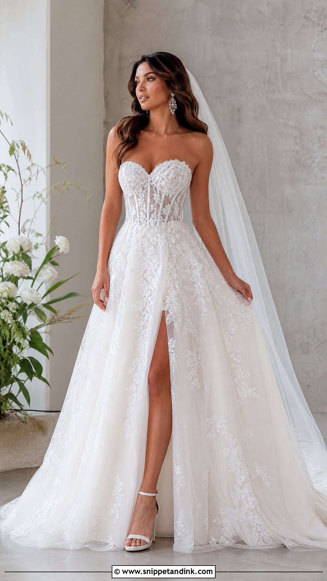 Essense Of Australia Strapless Corset Wedding Dress - Snippet and Ink - 25 Essence of Australia Wedding Dress Ideas