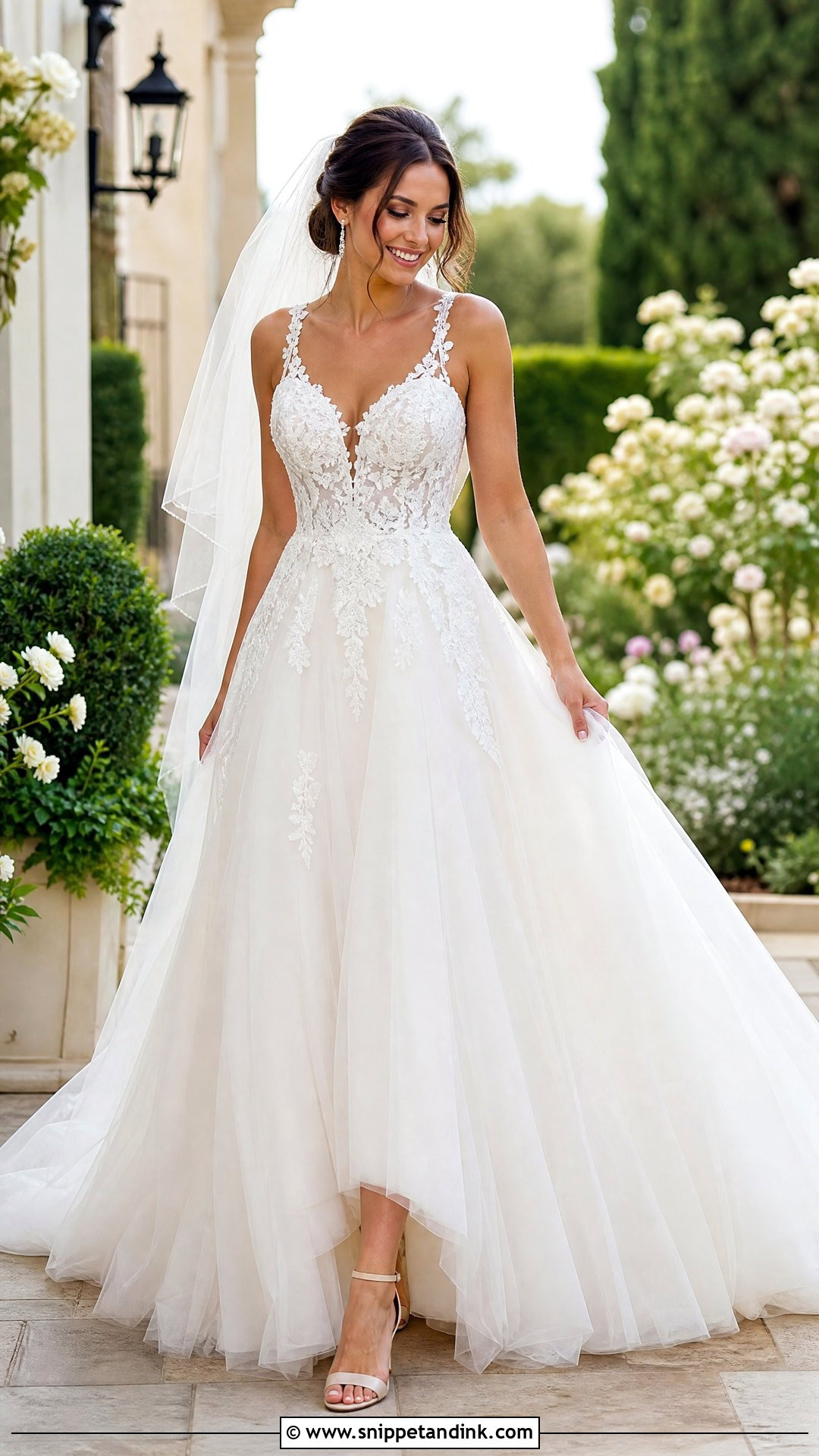 Essense Of Australia Tulle A Line Wedding Dress - Snippet and Ink - 25 Essence of Australia Wedding Dress Ideas