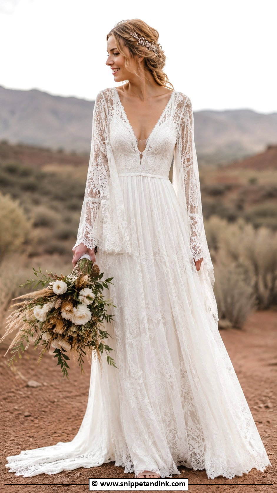Ethereal Boho Wedding Dress - Snippet and Ink - 30 Ethereal Wedding Dresses