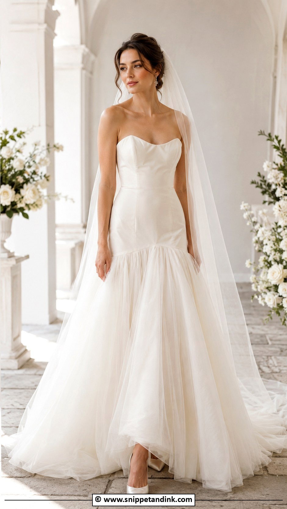 Ethereal Drop Waist Wedding Dress - Snippet and Ink - 30 Ethereal Wedding Dresses