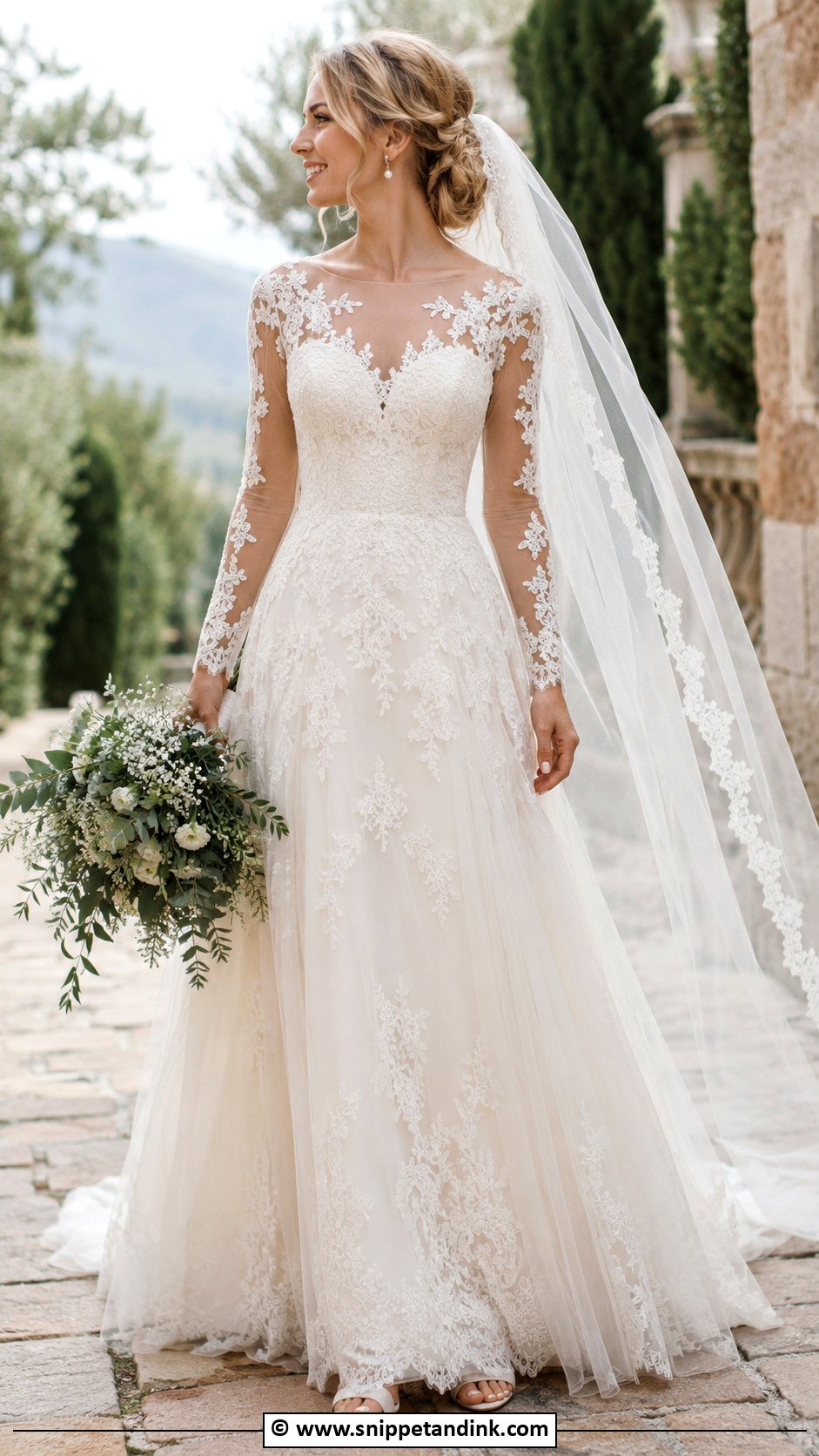 Ethereal Lace Wedding Dress - Snippet and Ink - 30 Mystical Wedding Dress Ideas