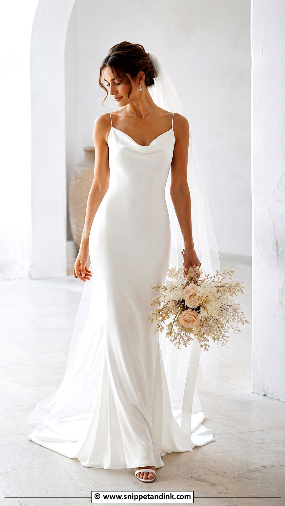 Ethereal Minimal Wedding Dress - Snippet and Ink - 30 Ethereal Wedding Dresses