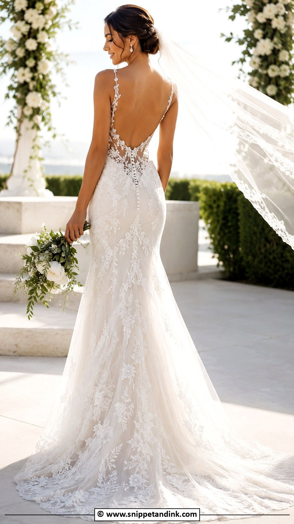 Ethereal Open Back Wedding Dress - Snippet and Ink - 30 Ethereal Wedding Dresses