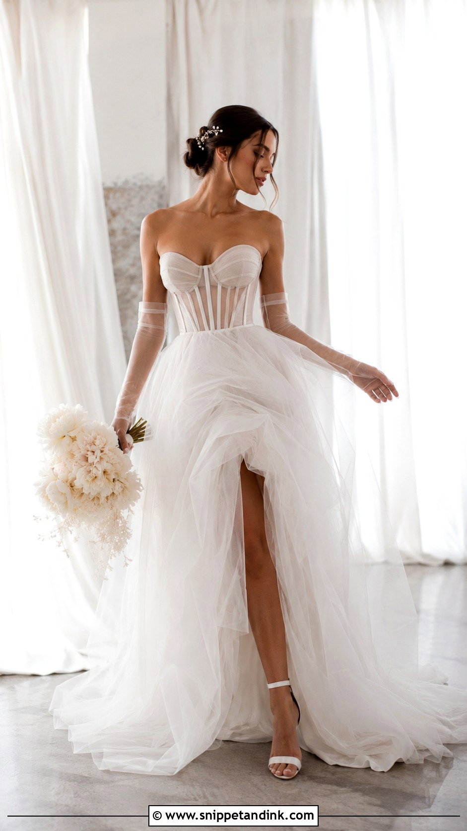 Ethereal Tulle Wedding Dress - Snippet and Ink - 25 Enchanted Wedding Dress Ideas