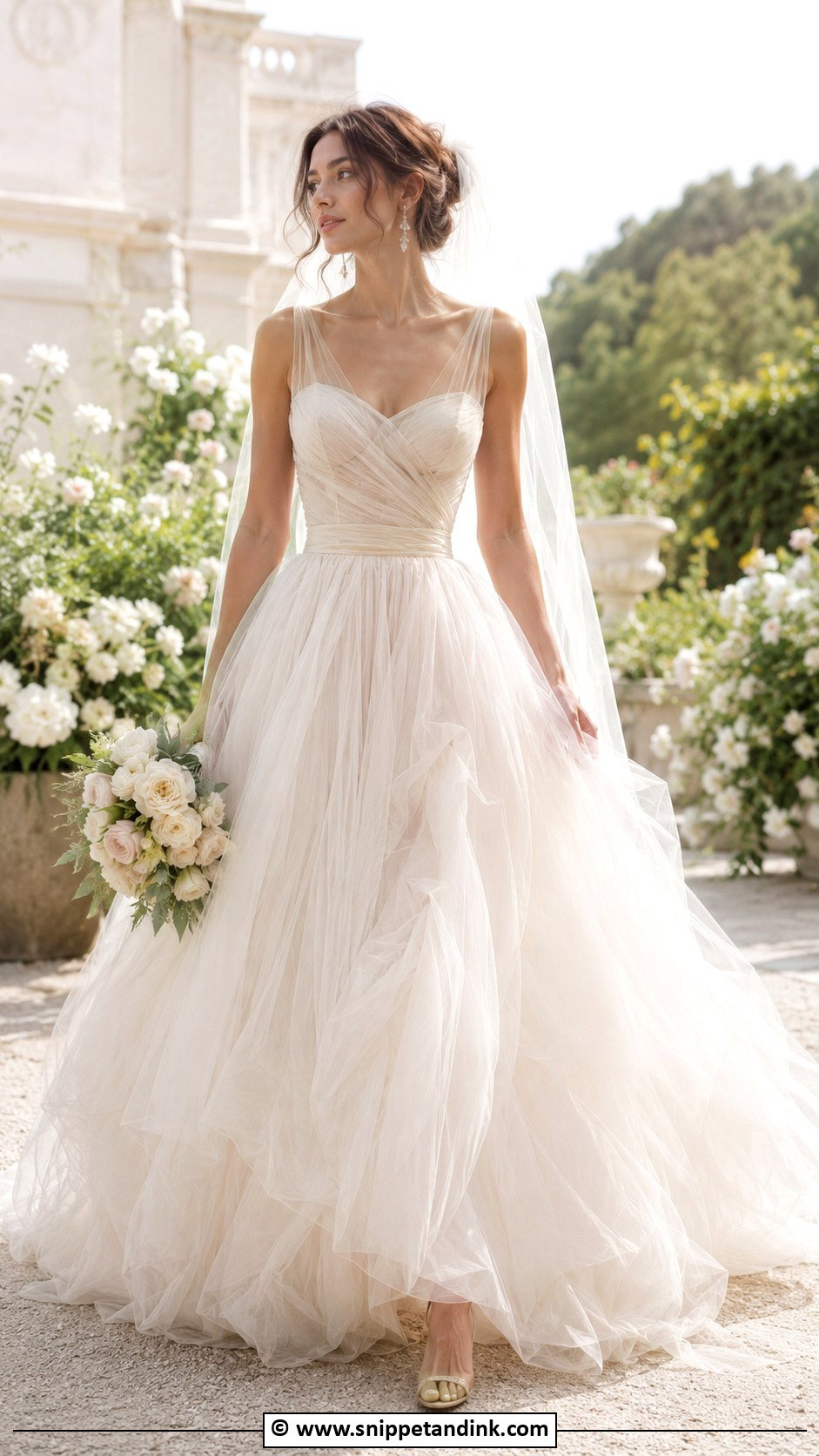 Ethereal Tulle Wedding Dress - Snippet and Ink - 30 Fantasy Inspired Wedding Dress Ideas