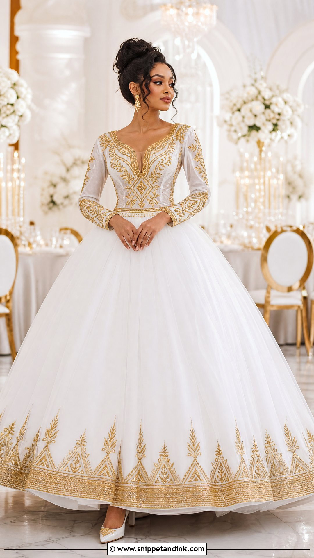 Ethiopian Ball Gown Wedding Dress - Snippet and Ink - 25 Ethiopian Wedding Dress Ideas