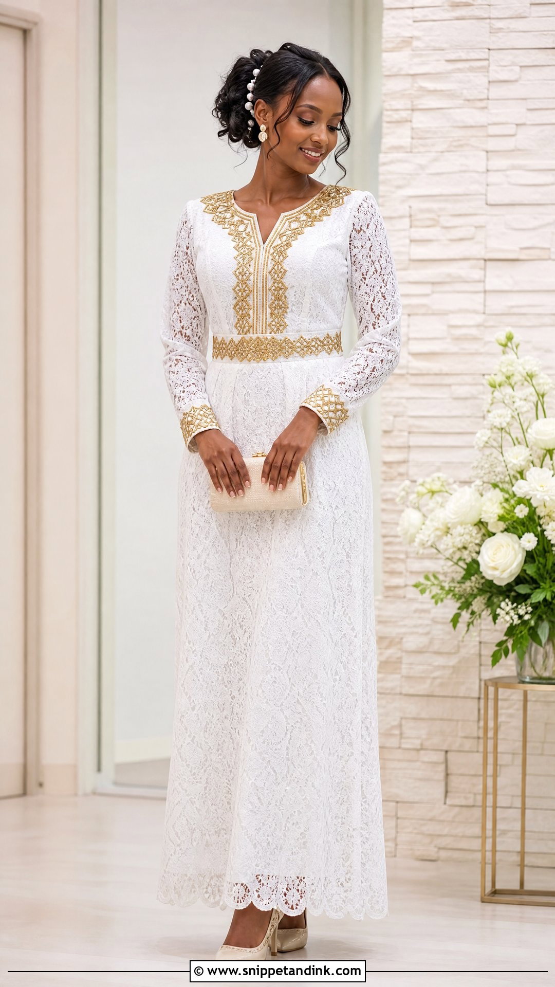 Ethiopian Lace Wedding Dress - Snippet and Ink - 25 Ethiopian Wedding Dress Ideas