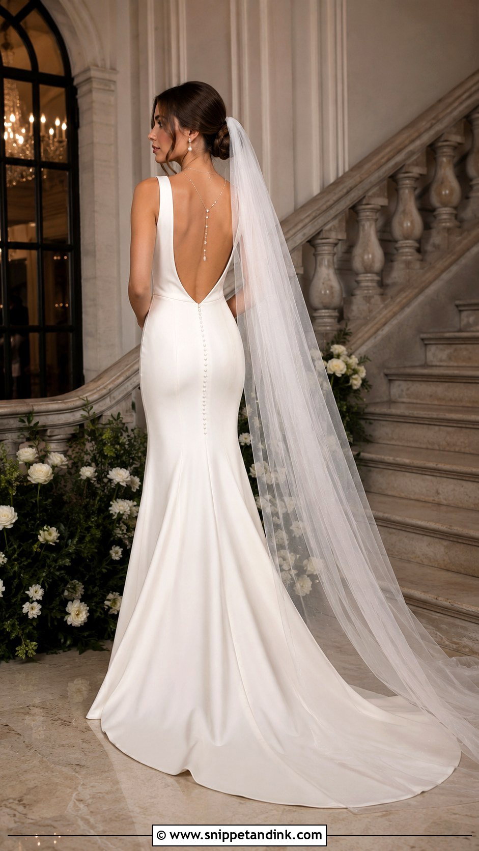 European Open Back Wedding Dress - Snippet and Ink - 25 European Wedding Dresses