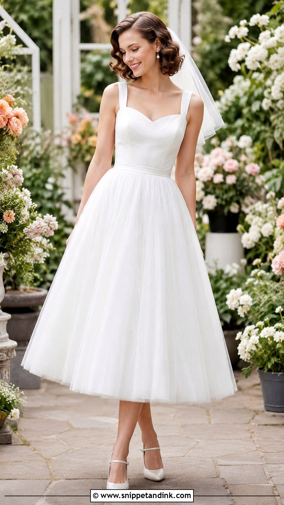 European Tea Length Wedding Dress - Snippet and Ink - 25 European Wedding Dresses