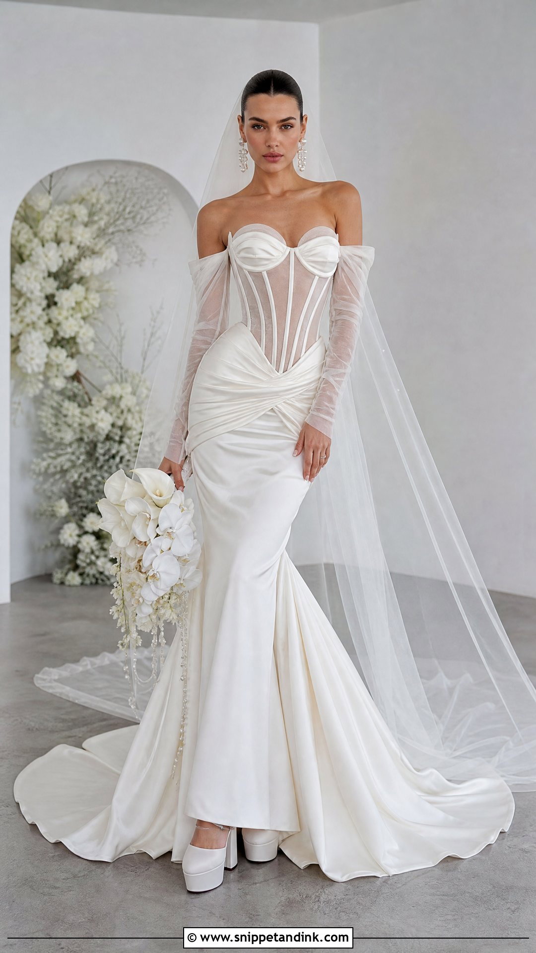 Exposed Corset Vivienne Westwood Mermaid Wedding Dress - Snippet and Ink - 20 Vivienne Westwood Wedding Dress Mermaid Ideas