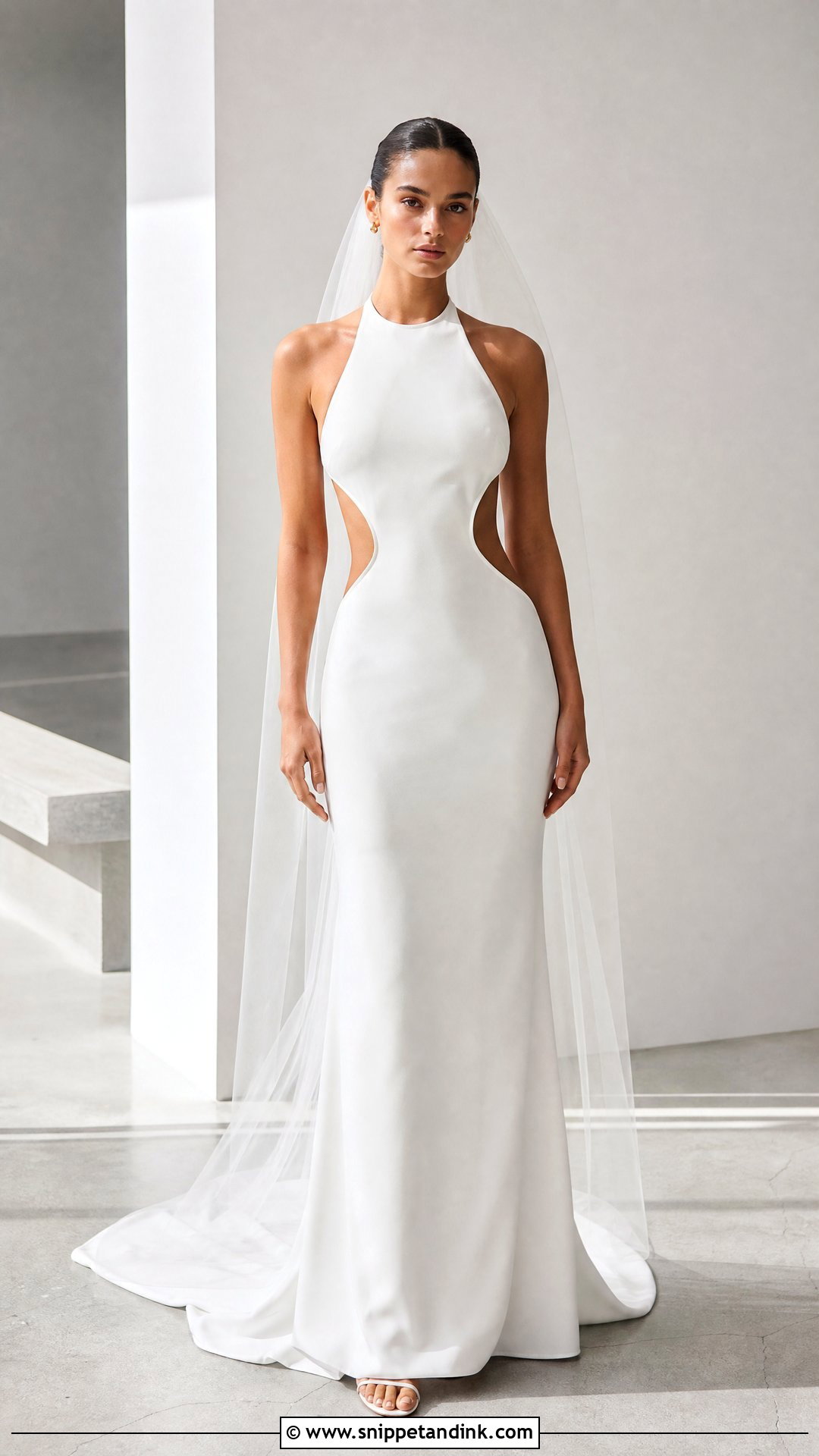 Extreme Cut Out Wedding Dress - Snippet and Ink - 25 Ugly Wedding Dresses