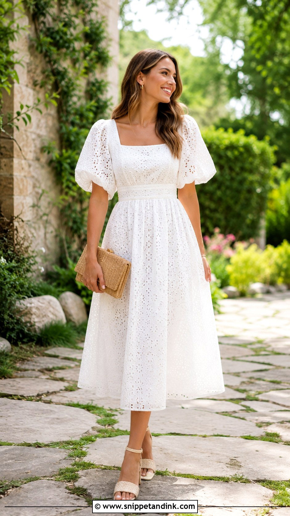 Eyelet Bride Cocktail Dress - Snippet and Ink - 20 Bride Cocktail Dress Ideas