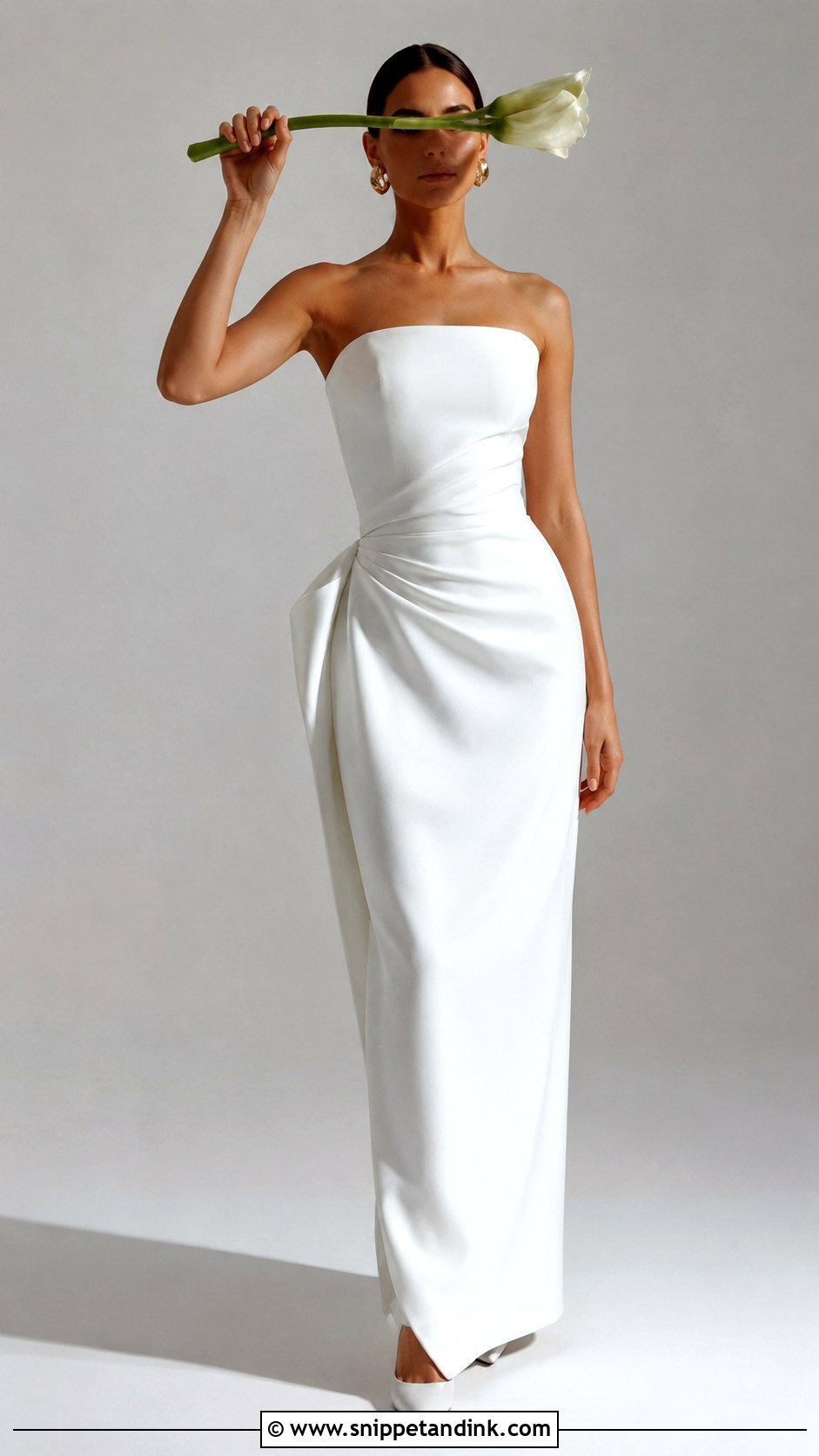 Faceless Bride In Minimal Studio - Snippet and Ink - 20 Faceless Bride Aesthetic Ideas