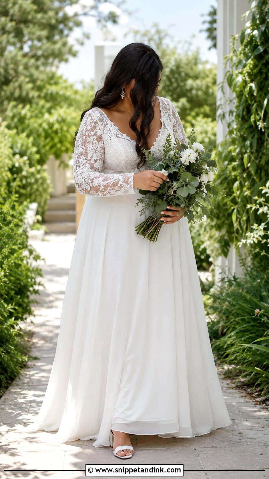 Faceless Bride Looking Down - Snippet and Ink - 20 Faceless Bride Aesthetic Ideas