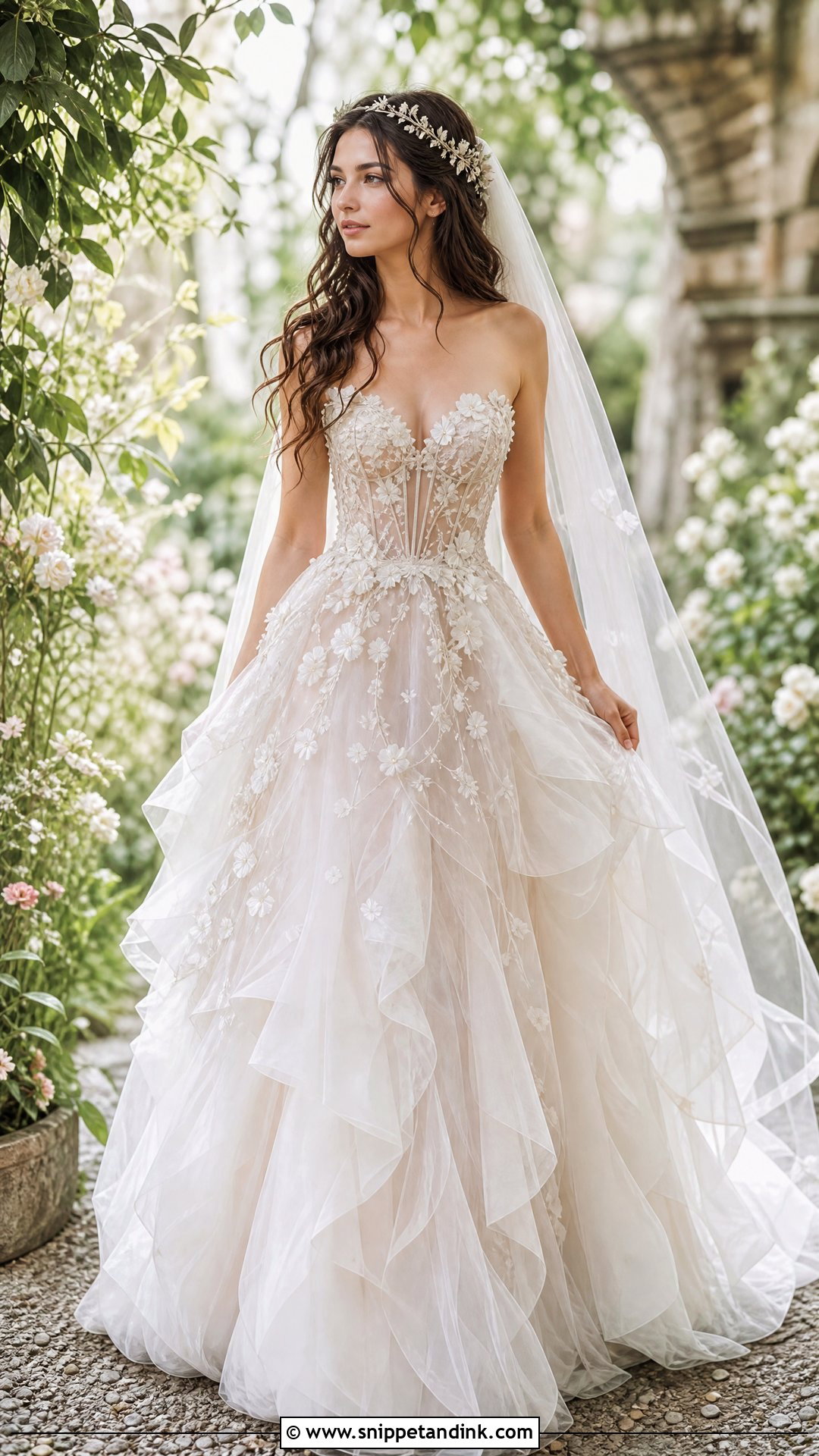 Fae Ball Gown Wedding Dress - Snippet and Ink - 25 Fae Wedding Dress Ideas