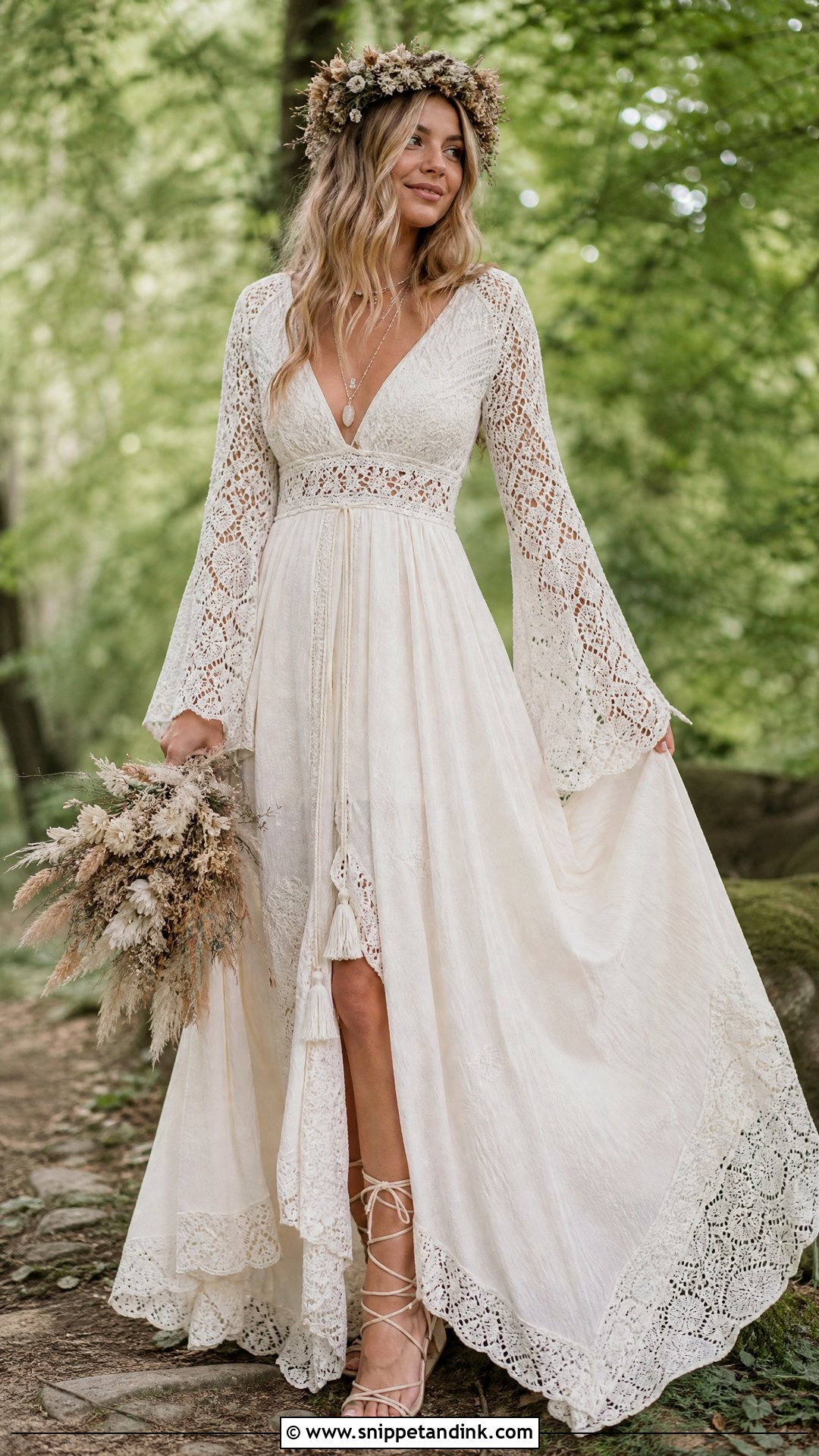 Fae Boho Wedding Dress - Snippet and Ink - 25 Fae Wedding Dress Ideas