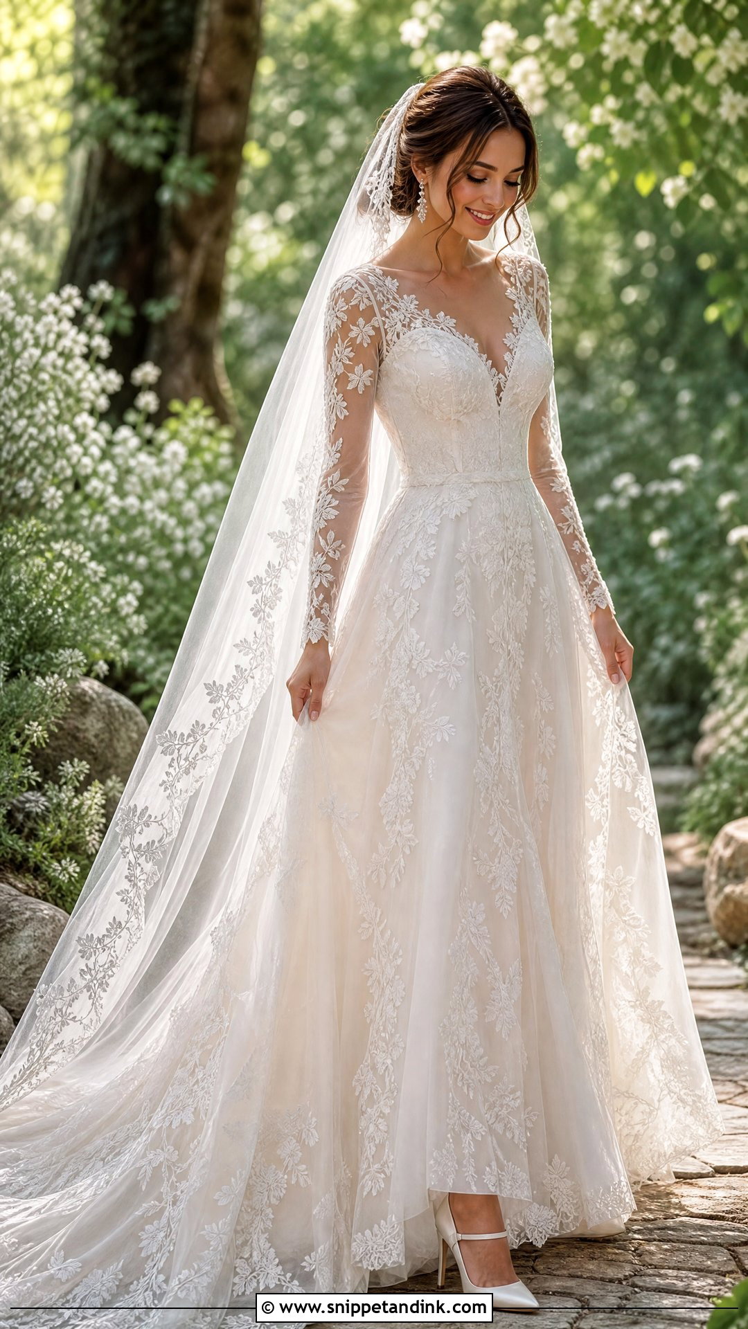 Fae Lace Wedding Dress - Snippet and Ink - 25 Fae Wedding Dress Ideas