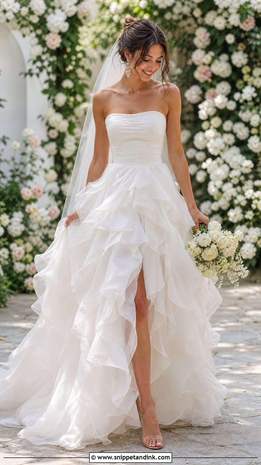 Fae Ruffle Wedding Dress - Snippet and Ink - 25 Fae Wedding Dress Ideas