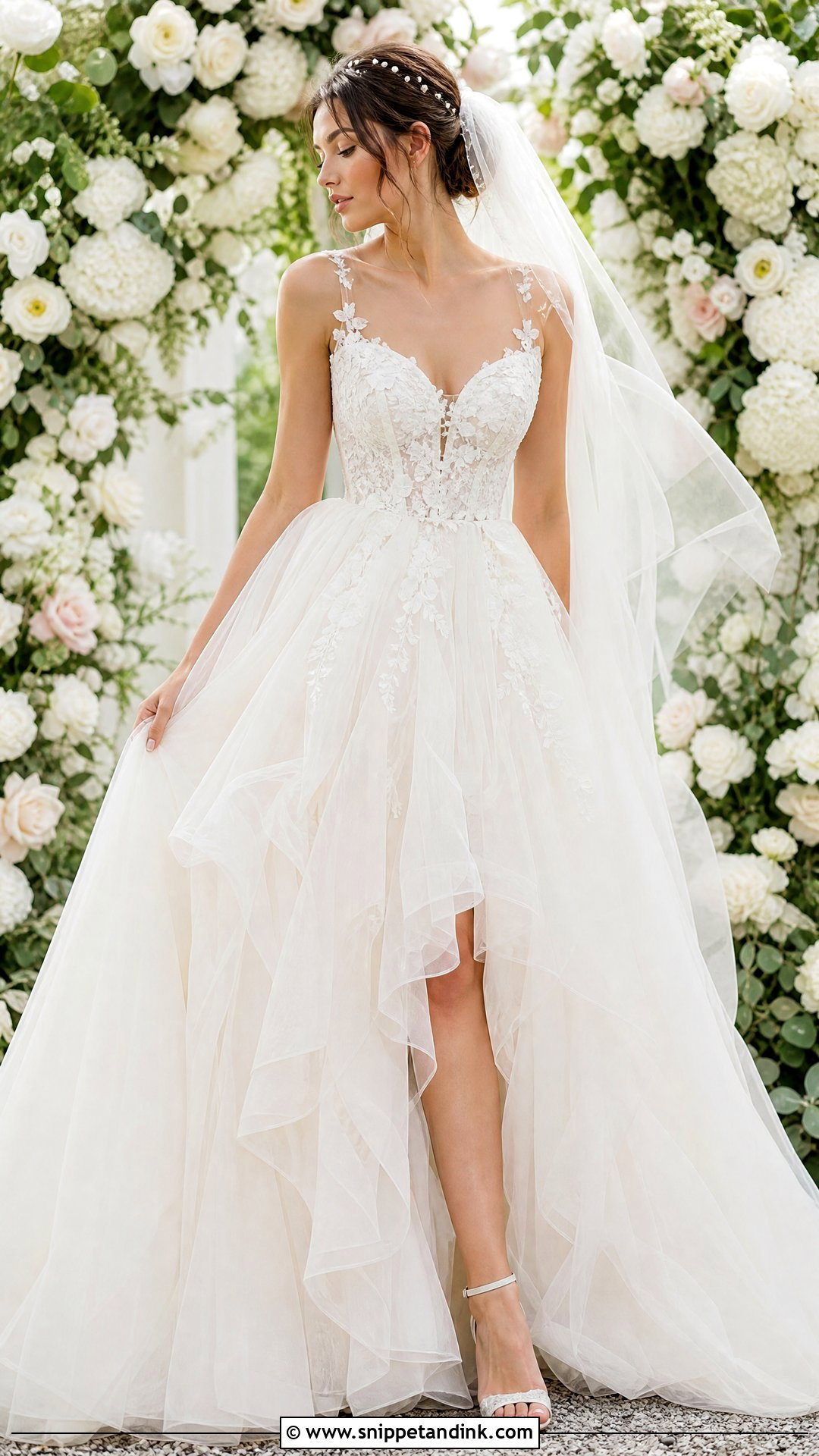 Fae Tulle Wedding Dress - Snippet and Ink - 25 Fae Wedding Dress Ideas