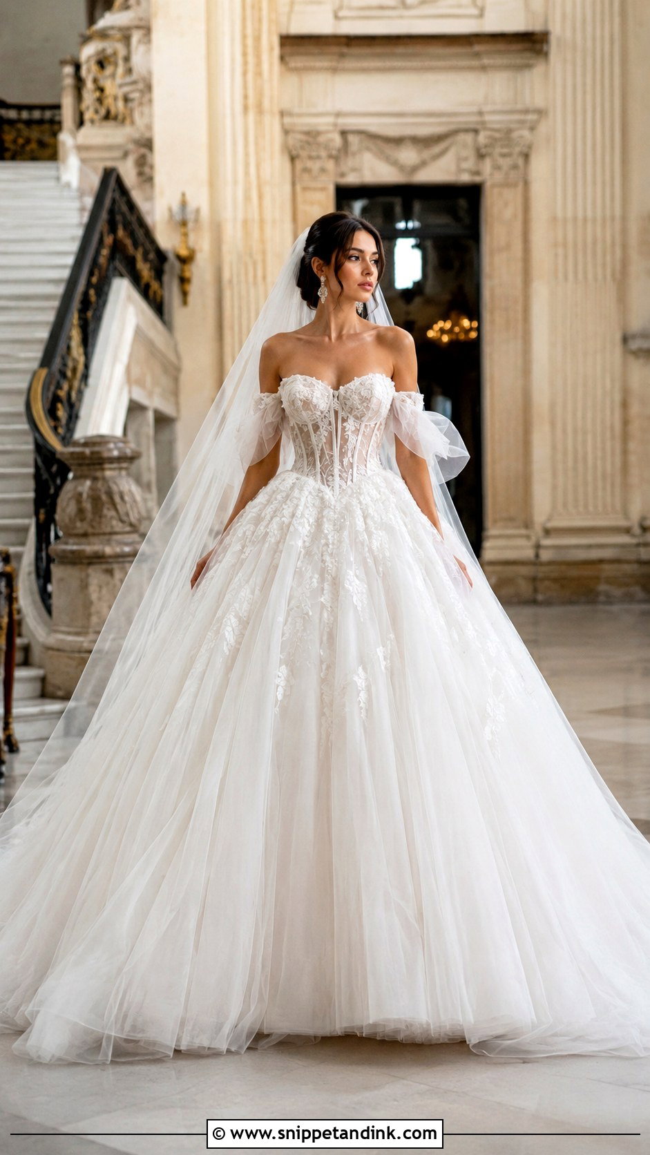 Fairy Ball Gown Wedding Dress - Snippet and Ink - 30 Whimsical Wedding Dress Fairies Ideas