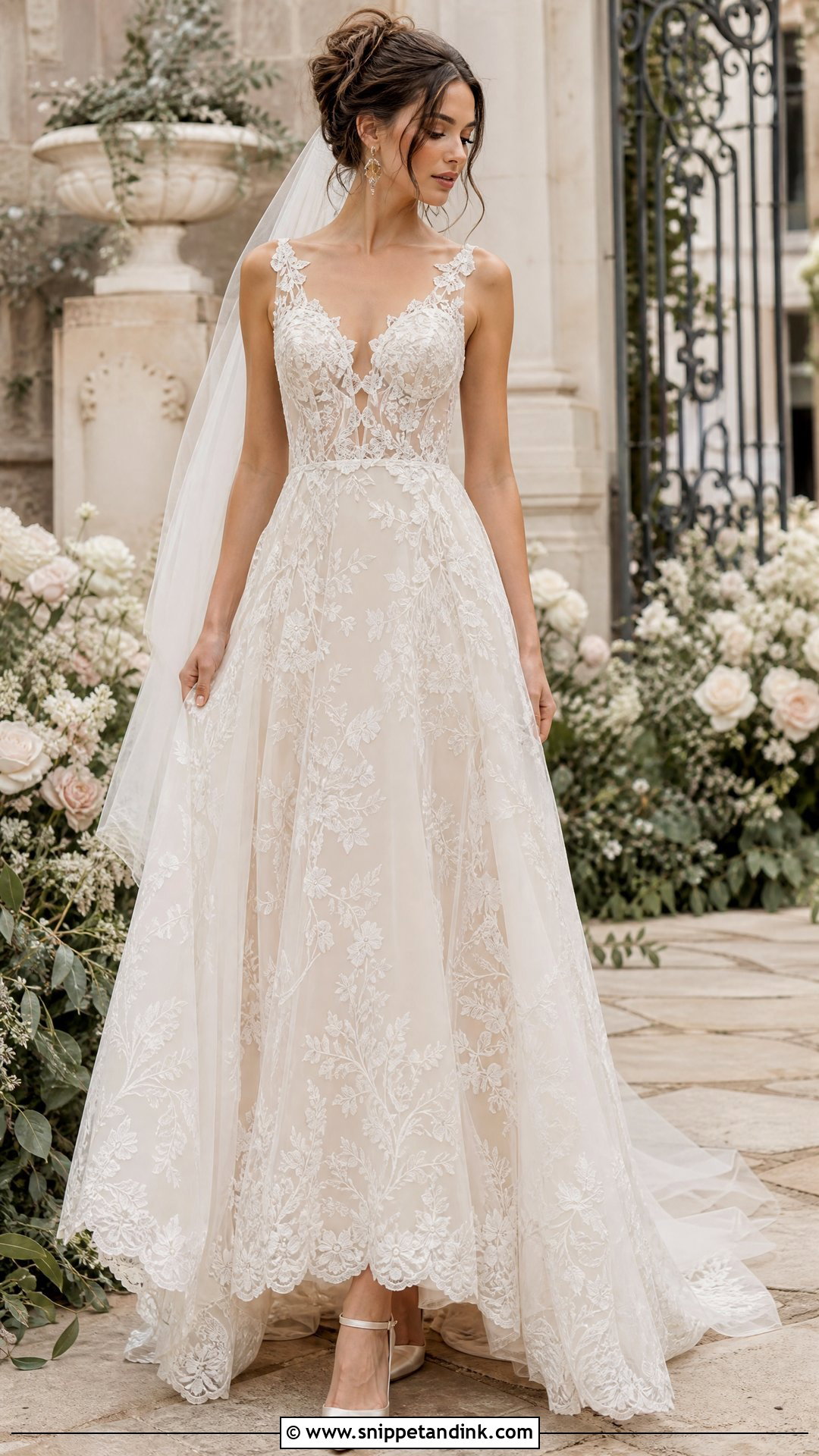 Fairy Core Lace Wedding Dress - Snippet and Ink - 25 Fairy Core Wedding Dress Ideas