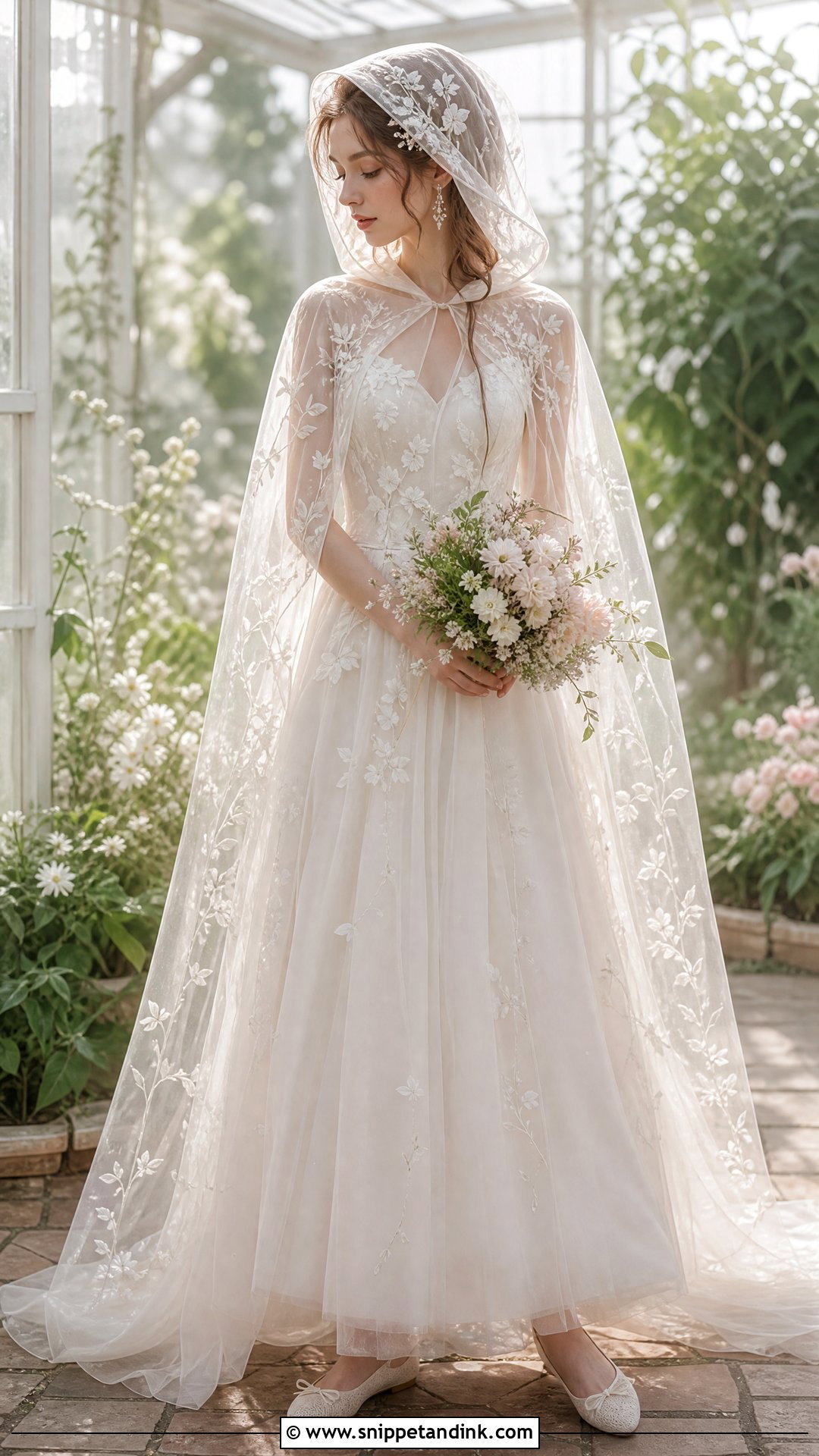 Fairy Hooded Wedding Dress - Snippet and Ink - 20 Wedding Dress with Hood Ideas