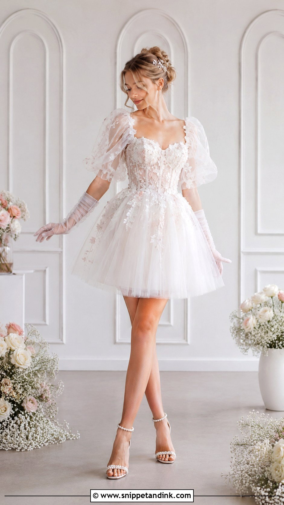 Fairy Mini Wedding Dress - Snippet and Ink - 30 Whimsical Wedding Dress Fairies Ideas