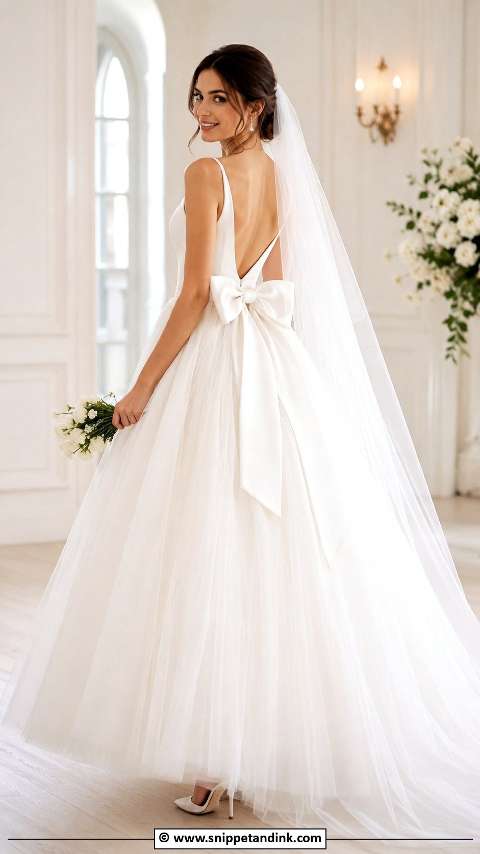 Fairy Princess Bow Wedding Dress - Snippet and Ink - 25 Fairy Princess Wedding Dress Ideas