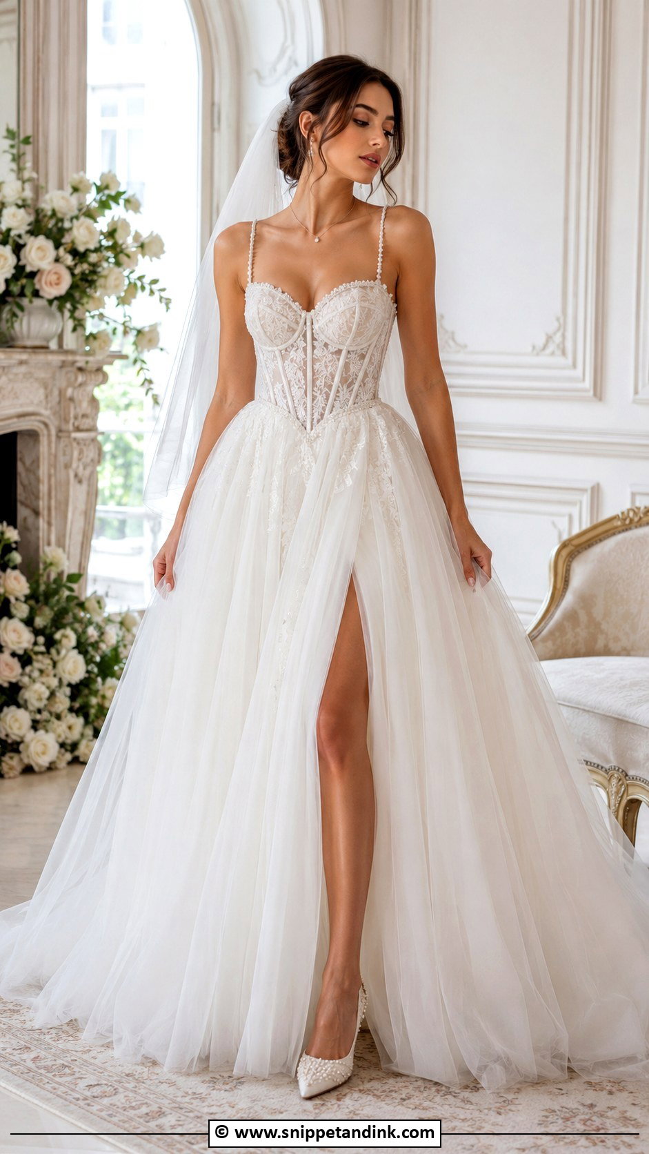 Fairy Princess Corset Wedding Dress - Snippet and Ink - 25 Fairy Princess Wedding Dress Ideas