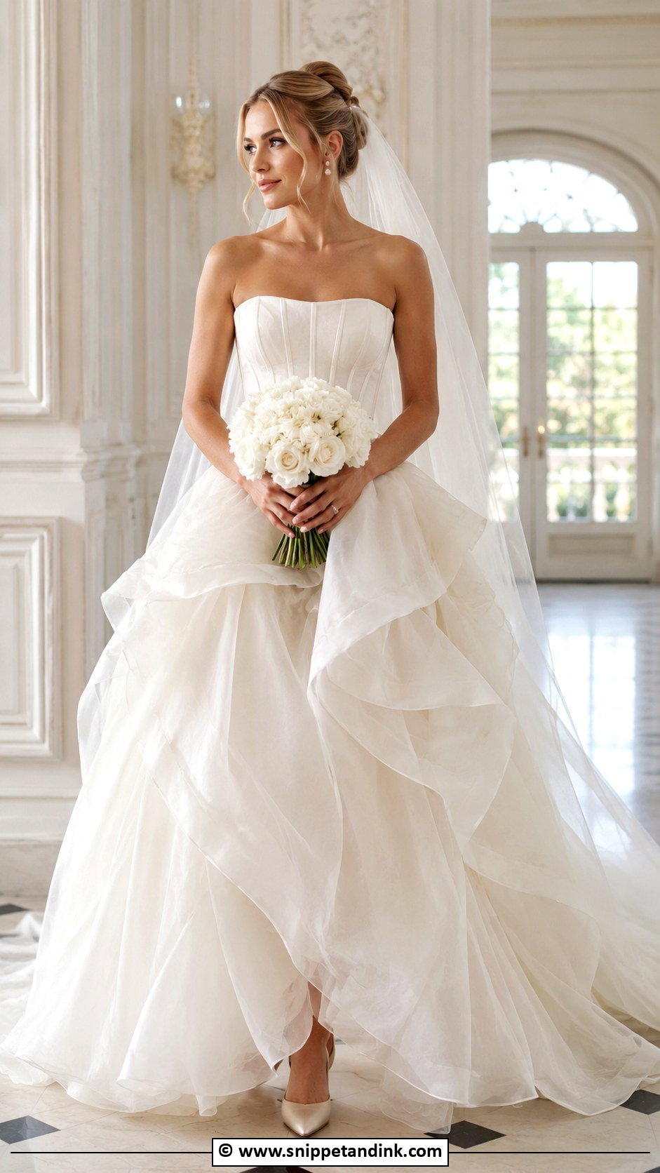 Fairy Princess Organza Wedding Dress - Snippet and Ink - 25 Fairy Princess Wedding Dress Ideas
