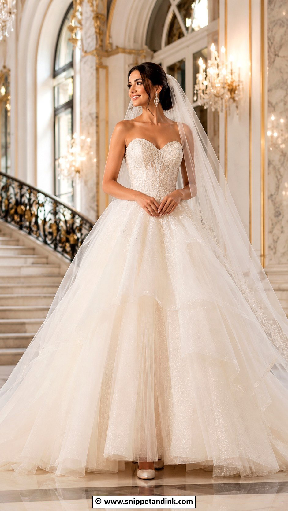 Fairy Tale Ball Gown Wedding Dress - Snippet and Ink - 30 Fantasy Inspired Wedding Dress Ideas