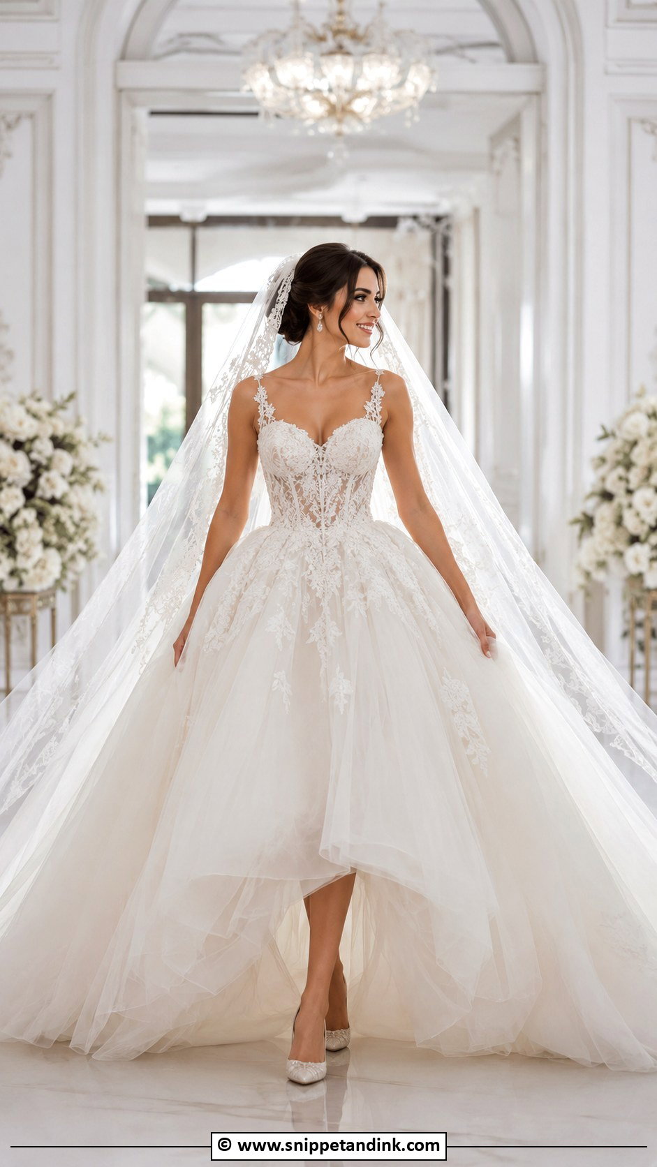 Fairy Tale Ball Gown Wedding Dress - Snippet and Ink - 30 Fantasy Wedding Dress Ideas