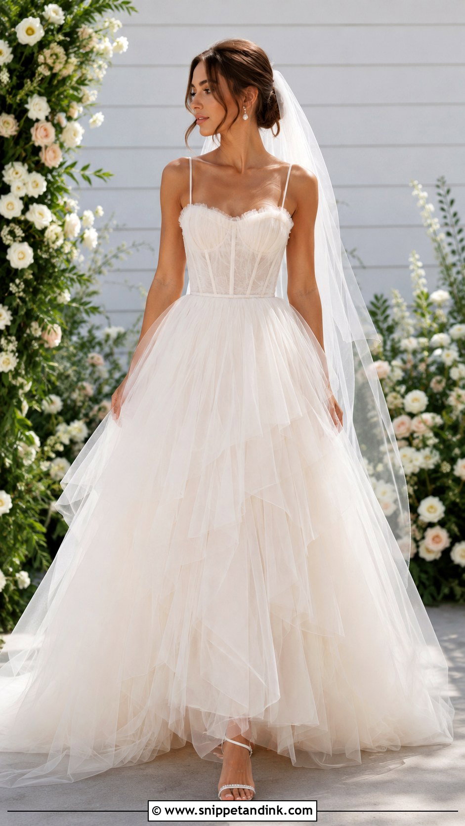 Fairy Tulle Wedding Dress - Snippet and Ink - 30 Whimsical Wedding Dress Fairies Ideas