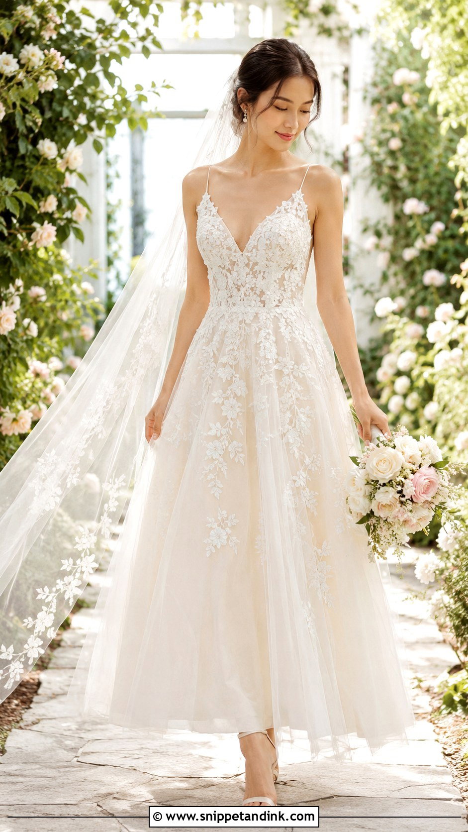 Fairy Wedding Dress For Petite Bride - Snippet and Ink - 30 Whimsical Wedding Dress Fairies Ideas