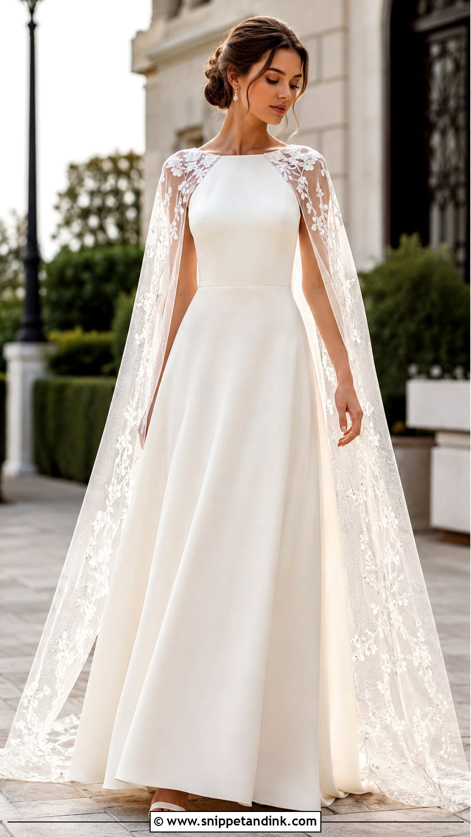 Fairy Wedding Dress With Cape - Snippet and Ink - 30 Whimsical Wedding Dress Fairies Ideas