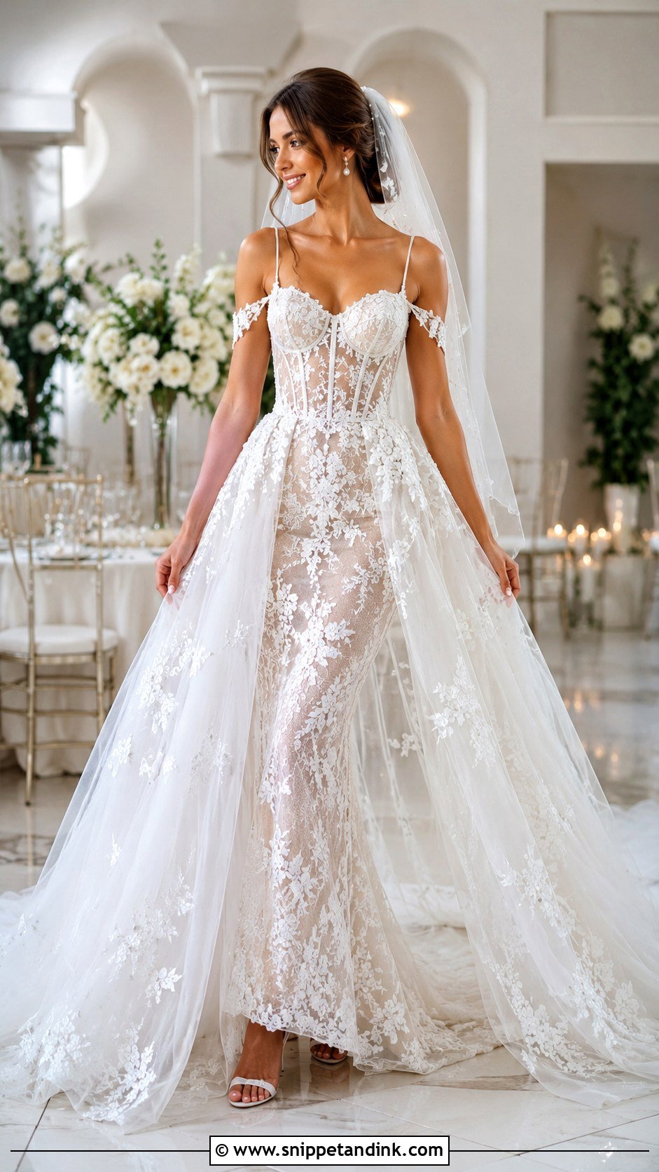 Fairy Wedding Dress With Detachable Skirt - Snippet and Ink - 30 Whimsical Wedding Dress Fairies Ideas