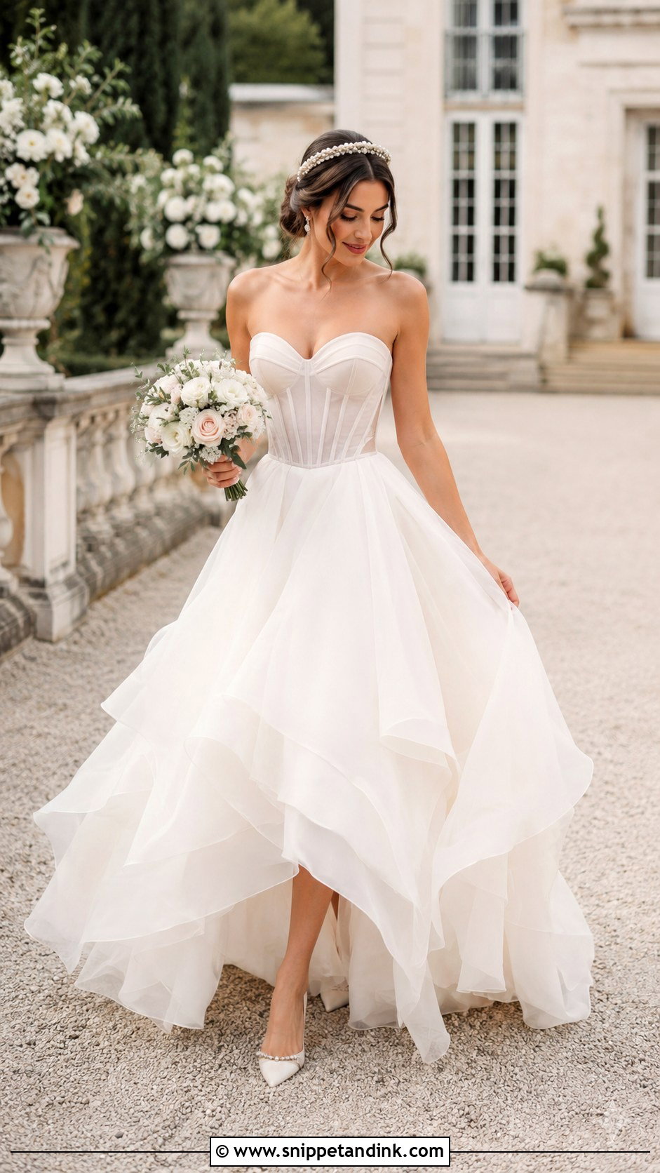 Fairy Wedding Dress With Organza Layers - Snippet and Ink - 30 Fairy Inspired Wedding Dress Ideas