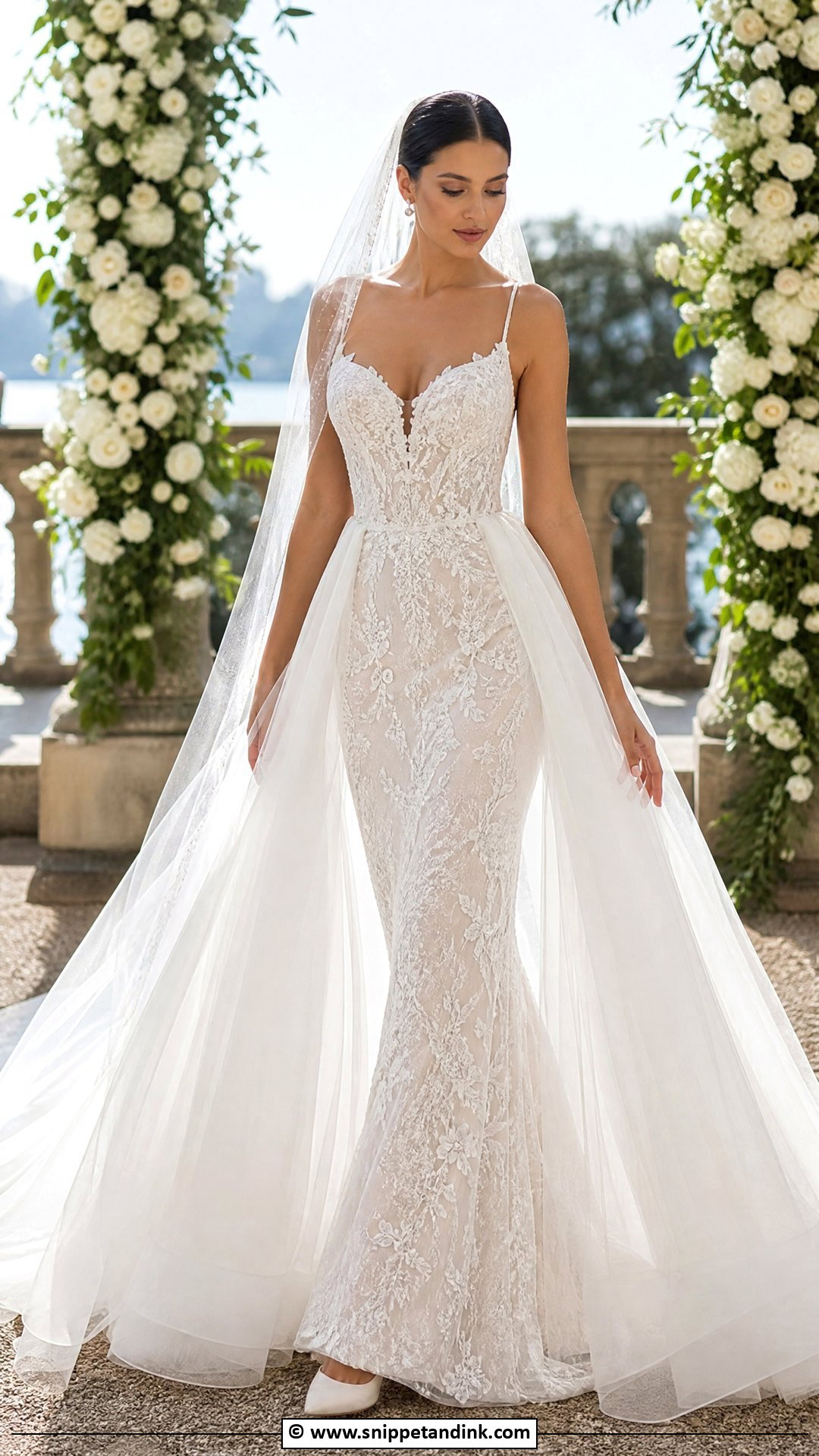 Fairy Wedding Dress With Overskirt - Snippet and Ink - 35 Fairy Wedding Dress Ideas