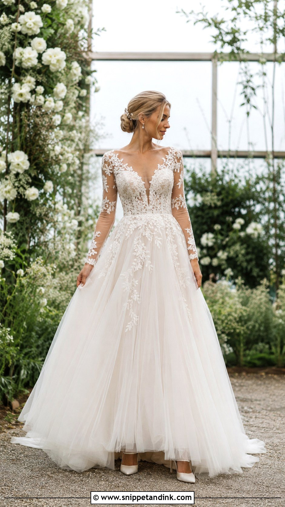Fairy Wedding Dress With Sleeves - Snippet and Ink - 30 Whimsical Wedding Dress Fairies Ideas